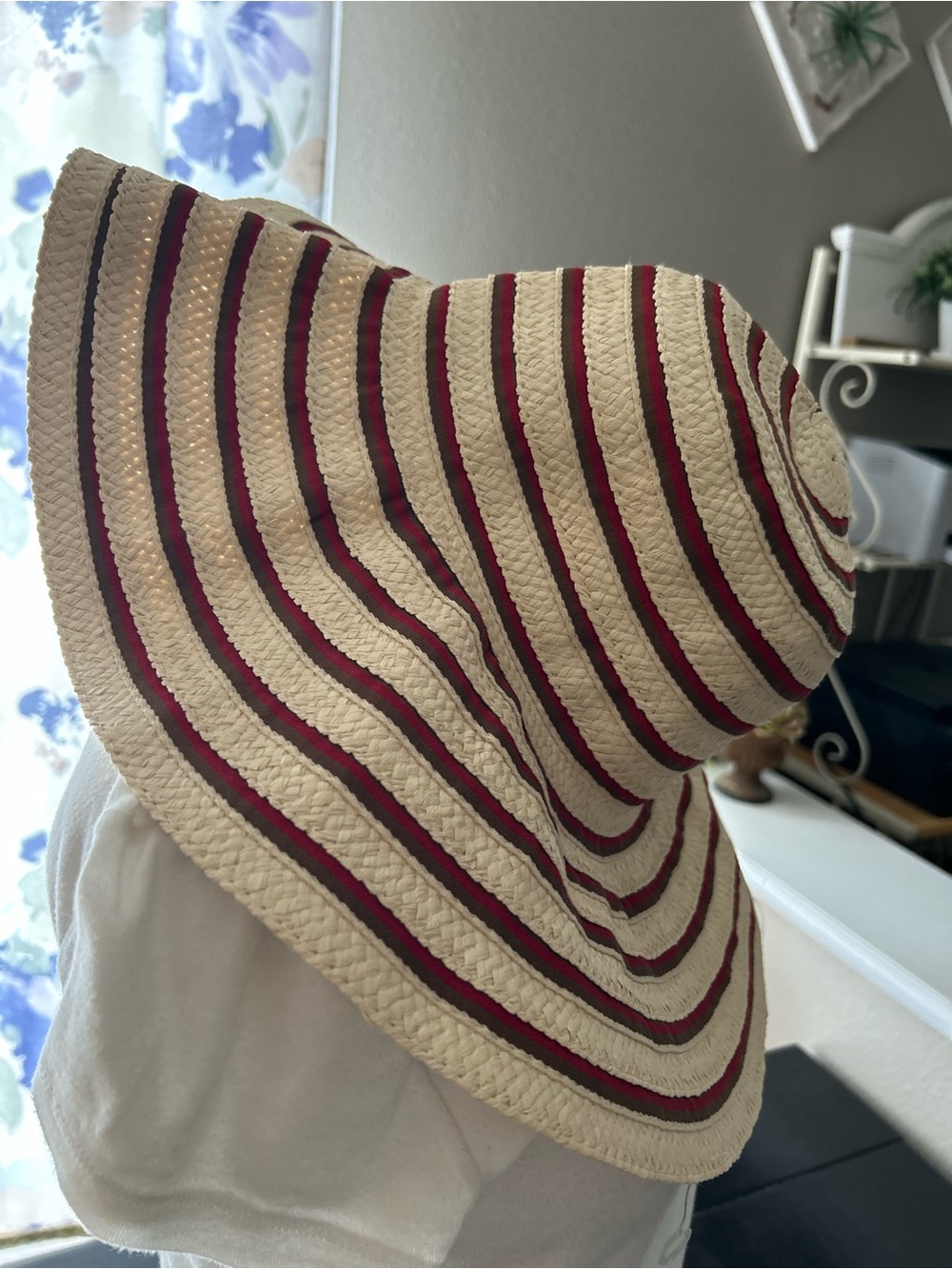 Abercrombie & Fitch Straw  Large Sun Floppy Hat packable
